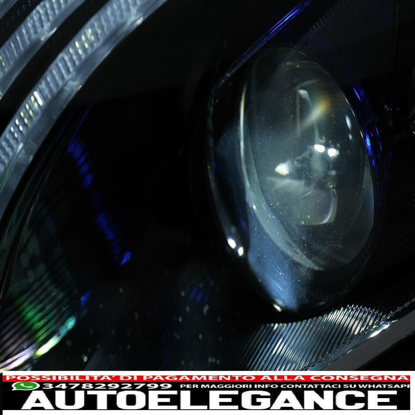 fari full led adatti per mercedes classe v w447 (2016-2020) neri