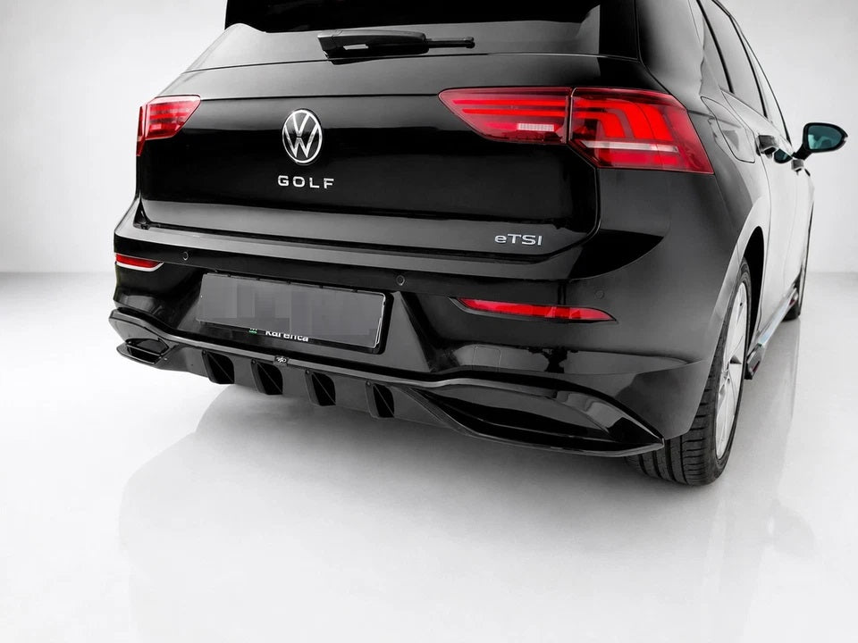 👉Diffusore posteriore per Volkswagen Golf MK8/MK8 Facelift in ABS nero lucido👈