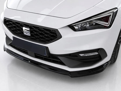 👉SPLITTER ANTERIORE ADATTO PER SEAT LEON MK4 FR 2020+ NERO LUCIDO👈