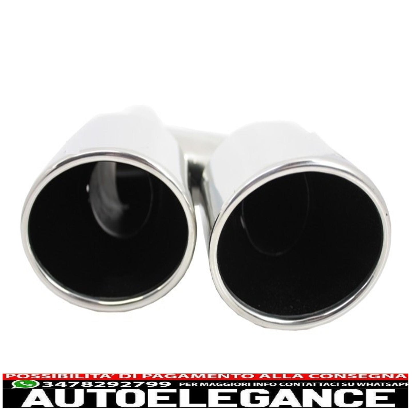 Exhaust muffler tips suitable for mercedes c class e class s class cls sl slk w204 w211 w221 w219 e63 c63 design