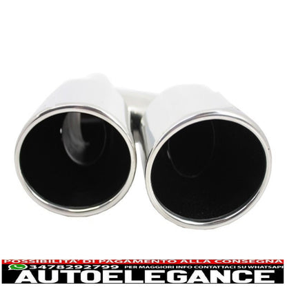 Exhaust muffler tips suitable for mercedes c class e class s class cls sl slk w204 w211 w221 w219 e63 c63 design