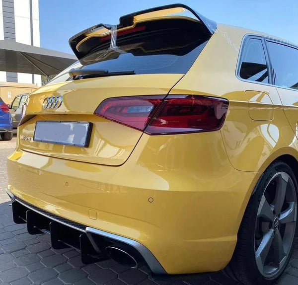 🔥SPOILER SUITABLE FOR AUDI A3 8V 2012-2020 SPORTBACK SPORTY LOOK GLOSSY BLACK🔥 