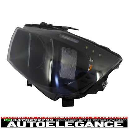 headlights suitable for bmw e90 e91 2 halo black rims (2005-2008) 