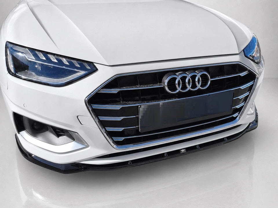 👉Splitter anteriore per Audi A4 B9 facelift (2019-2024) in ABS nero lucido👈