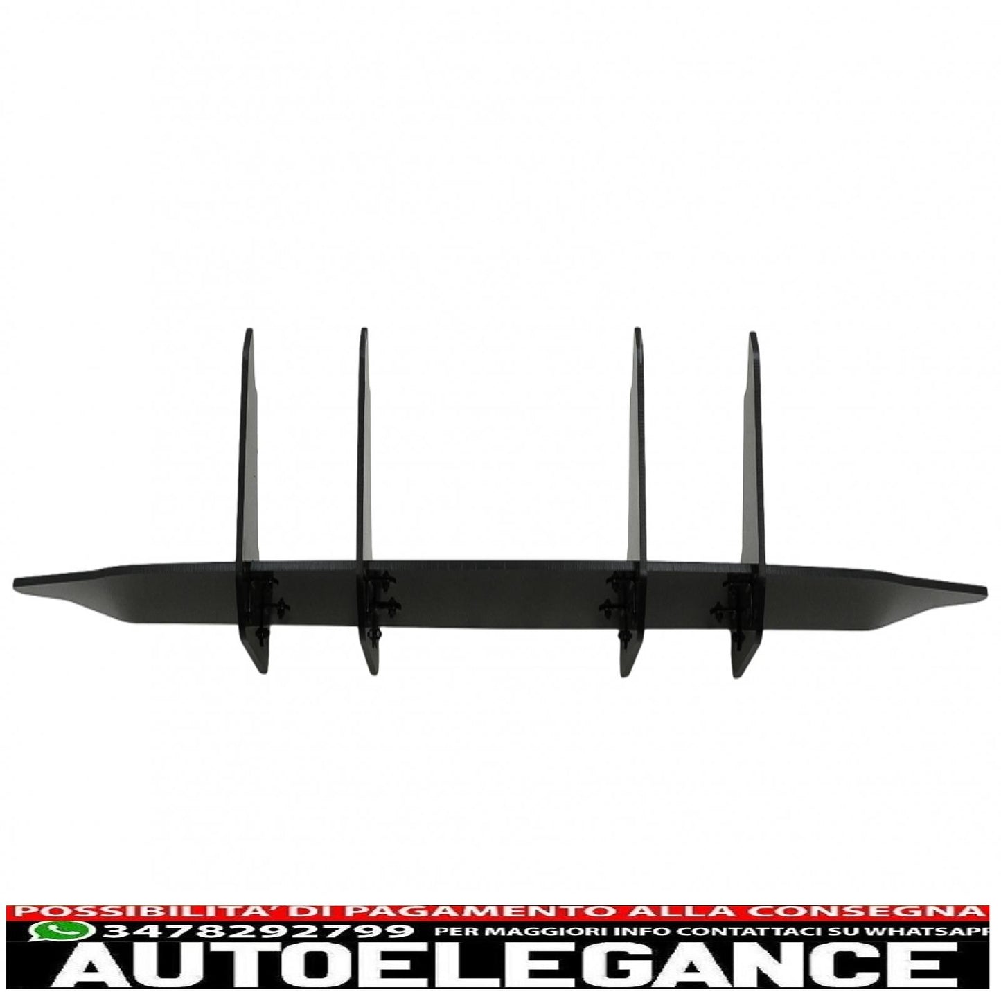 Estensione paraurti posteriore per diffusore adatta per mercedes classe A w177 hatchback a45 s (2018-up) nero