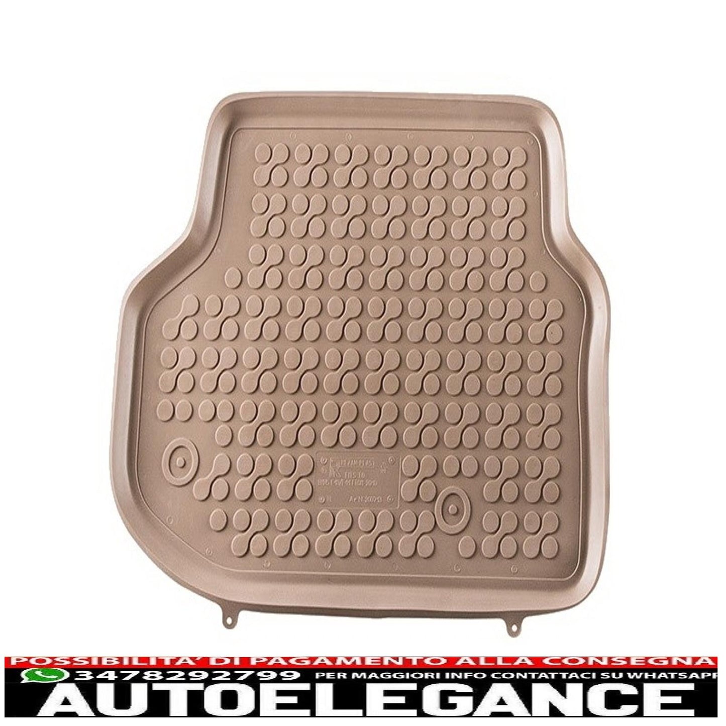 Beige rubber mat suitable for bmw 5 series f10 f11 (2010-2013) sedan touring