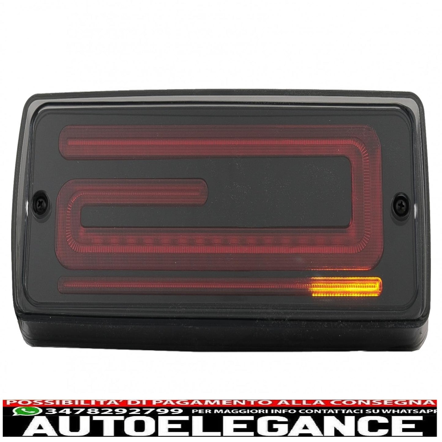 led rear lights light bar suitable for mercedes g class w463 (2008-2017) restyling 2018 dynamic design sequential cornering lights dynamic start smoke