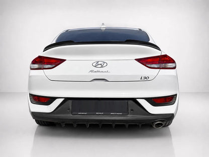 👉Tappo Spoiler per Hyundai i30 MK3 Fastback 2016- ABS Nero Lucido👈
