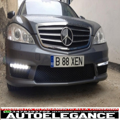 dedicated drl led daytime running lights suitable for mercedes w221 s class (2010-2013) right side