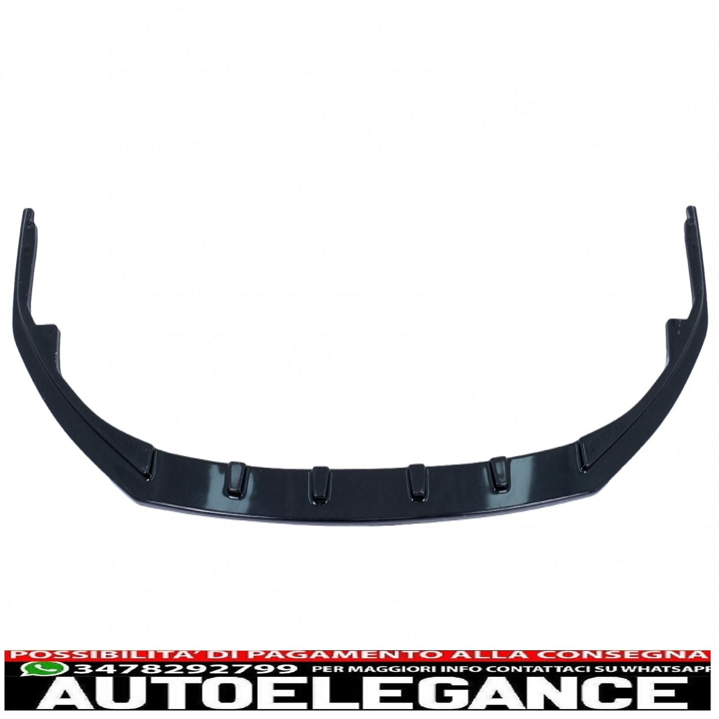 Front Bumper Lip Extension Spoiler Fit For Peugeot 308 MK3 (2021-up) Piano Black 
