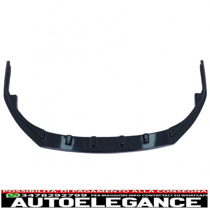 Front Bumper Lip Extension Spoiler Fit For Peugeot 308 MK3 (2021-up) Piano Black 