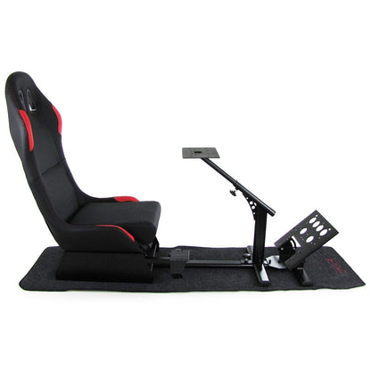 Racing Game Seat Cockpit Simulator + Mat For PC Playstation Xbox
