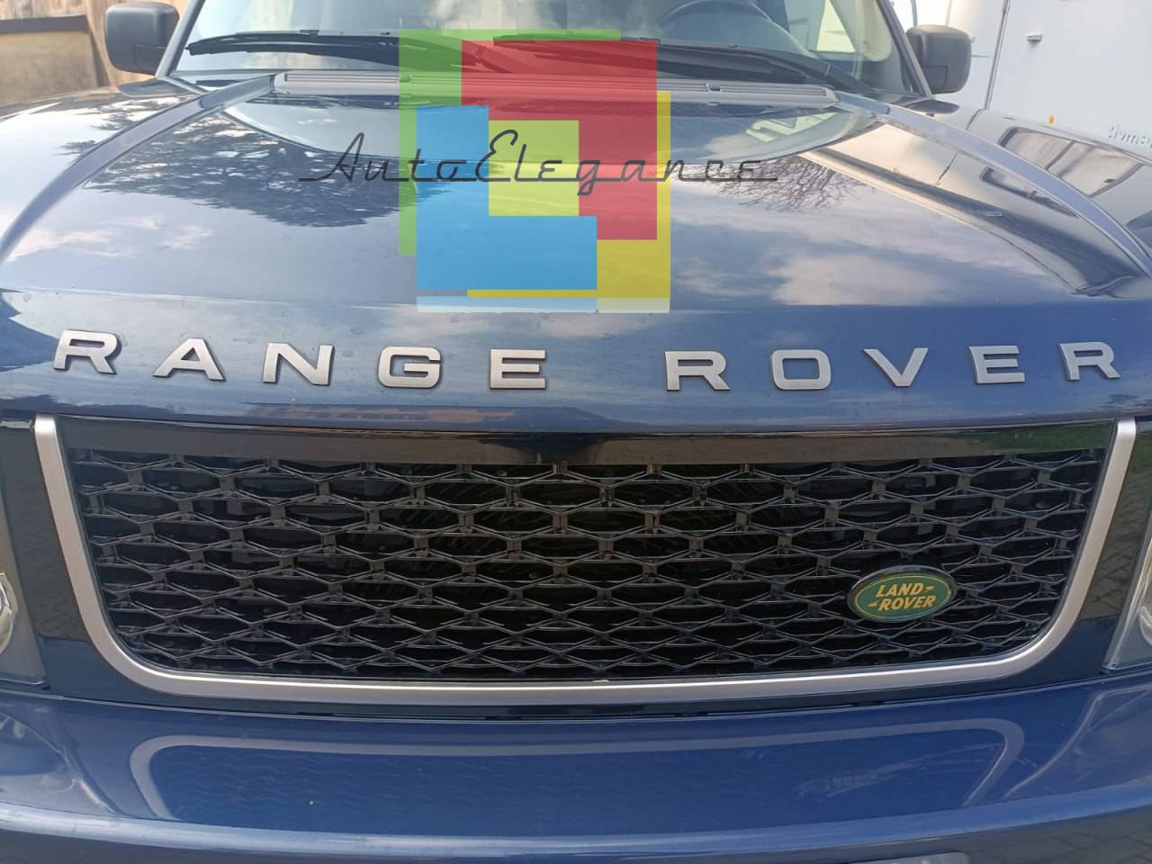 GRIGLIA ADATTA PER RANGE ROVER VOGUE III L322 2010-2012 PROFILO CROMATO NERA