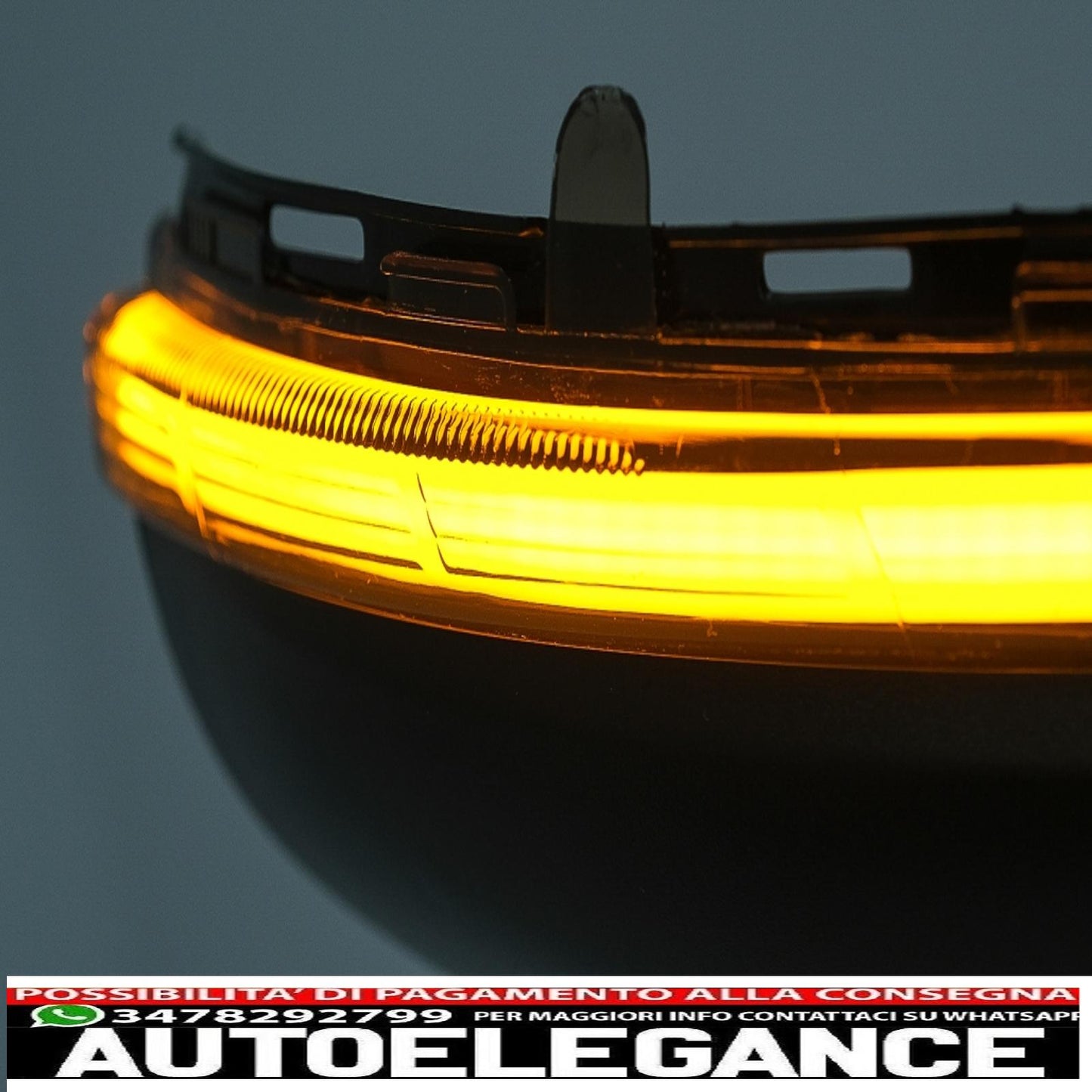 Dynamic LED Mirror Indicator Suitable for VW Golf 6 Hatchback (2008-2013) Touran (2010-2015) Smoke 