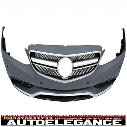 complete body kit with exhaust tips and led xenon headlights suitable for mercedes e class w212 (2013-2016) e63 design