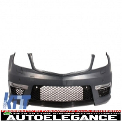 Complete conversion retrofit body kit with xenon headlights restyling suitable for mercedes c-class w204 (2007-2014) restyling c63 design