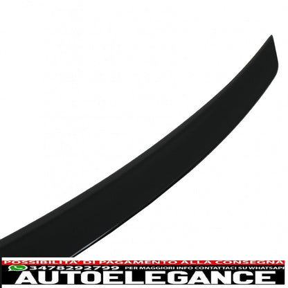 trunk spoiler suitable for audi a5 f5 sportback (2017-up) piano black 