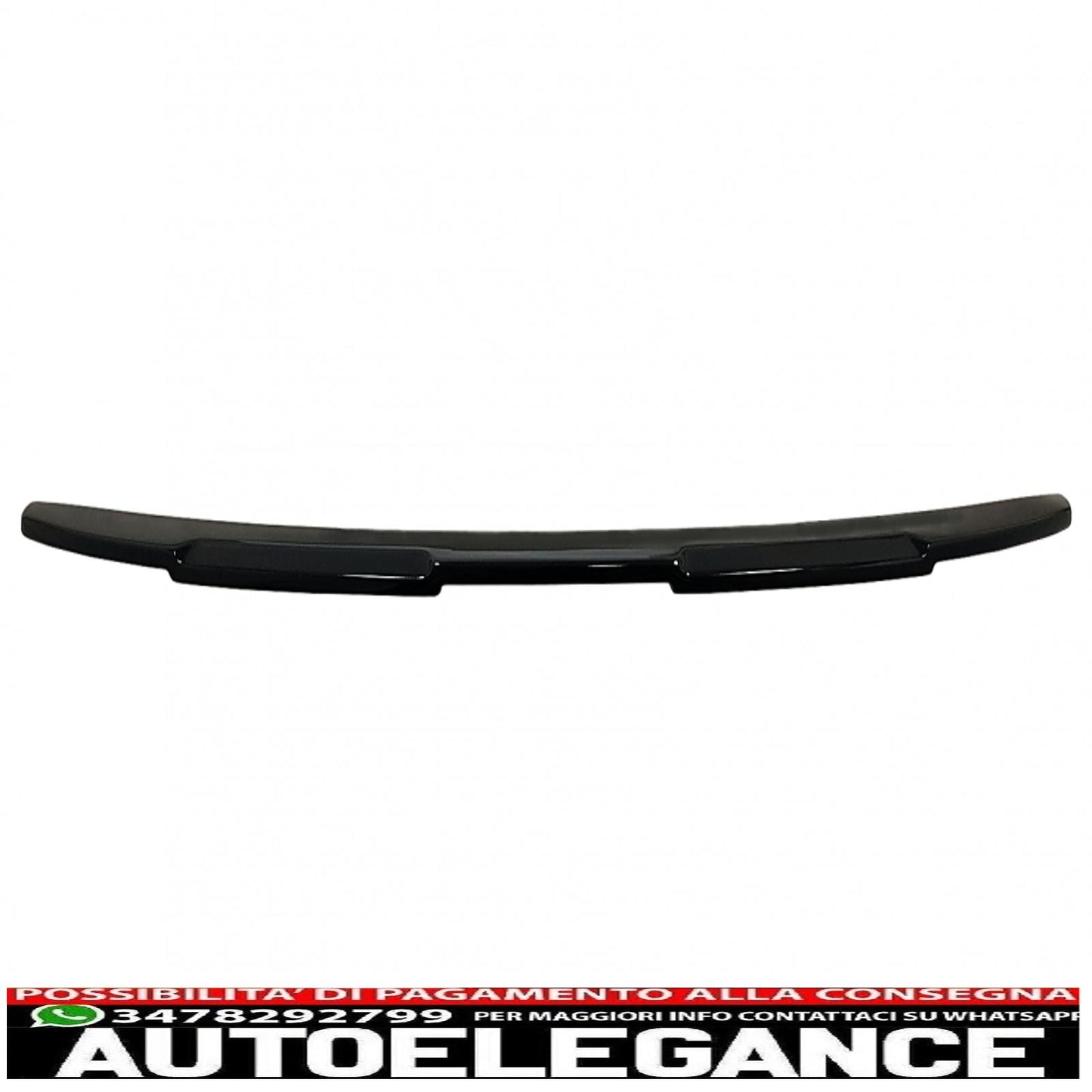 Trunk Spoiler Lip Suitable For Mercedes E Class W213 (2016-2019) Piano Black