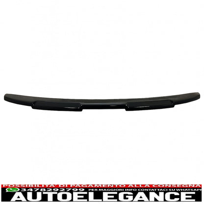 Trunk Spoiler Lip Suitable For Mercedes E Class W213 (2016-2019) Piano Black