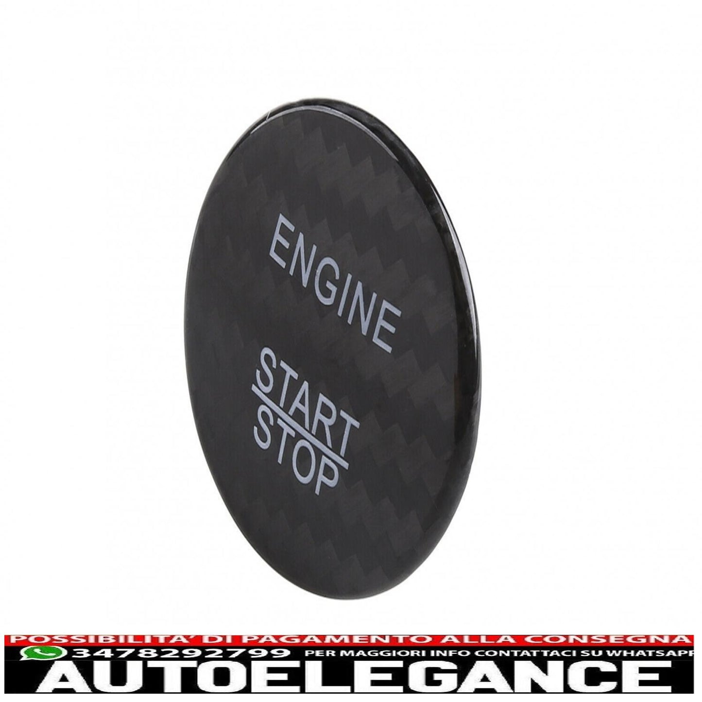 copertura del pulsante di avvio del motore dell'auto decorazione interna adatta per mercedes classe a w176 (2012-2017) classe b w246 (2012-2017) classe c w205 (2015-2017) w204 (2008-2014) vero carbonio AUTOELEGANCERICAMBI