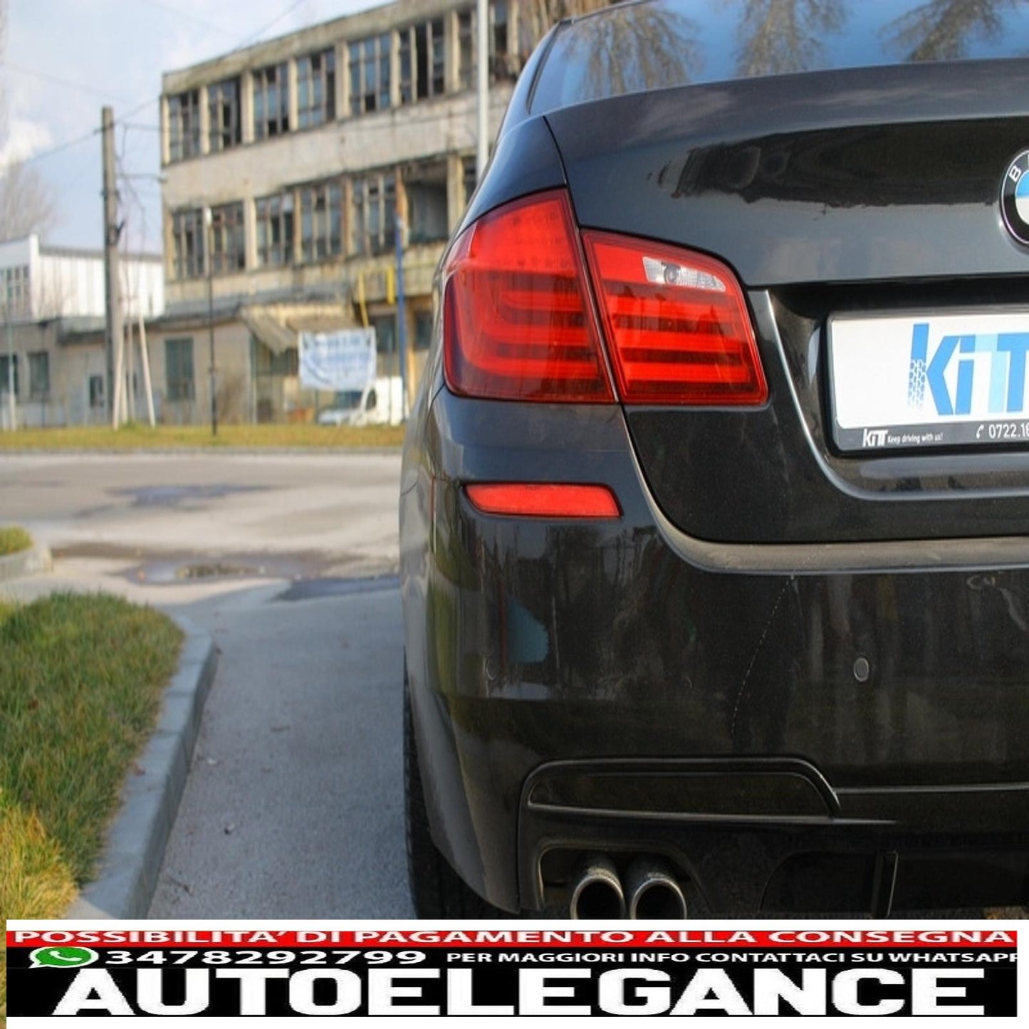 Diffusore d'aria sinistro a doppia uscita adatto per bmw serie 5 f10 f11 berlina touring (2011-2017) design m-performance