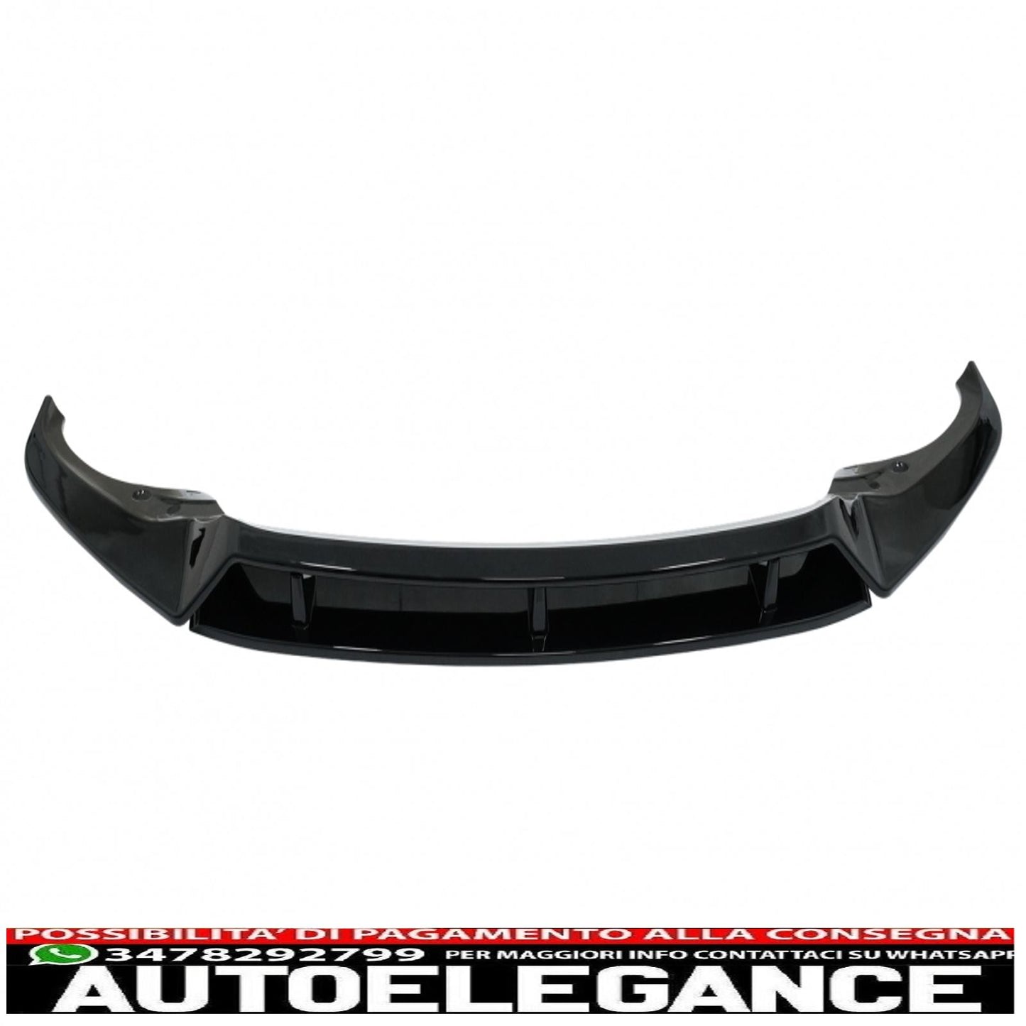 Front Bumper Spoiler Lip Fit For BMW X7 G07 LCI M Sport (2020-up) Piano Black 