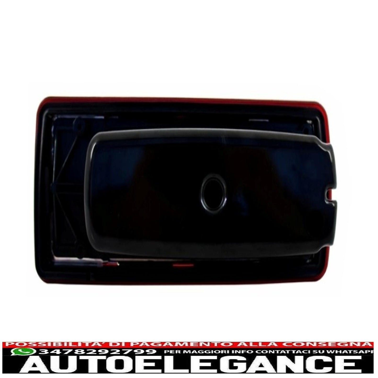 Rear lights suitable for mercedes g-class w463 (1989-2015) g55 design transparent red