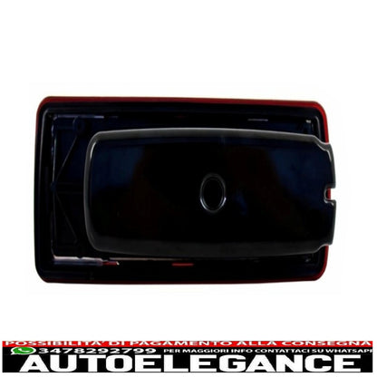 Rear lights suitable for mercedes g-class w463 (1989-2015) g55 design transparent red