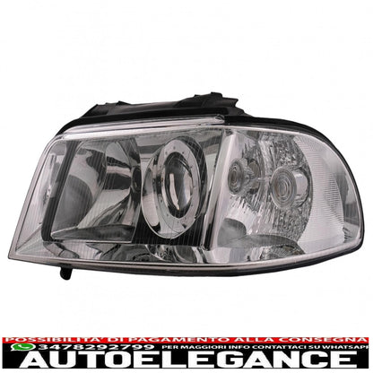 fari adatti per audi a4 b5 restyling (1999-2000) cromati