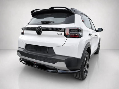 👉Splitter posteriore per Citroën C3 MK4 (2024-) ABS nero lucido👈