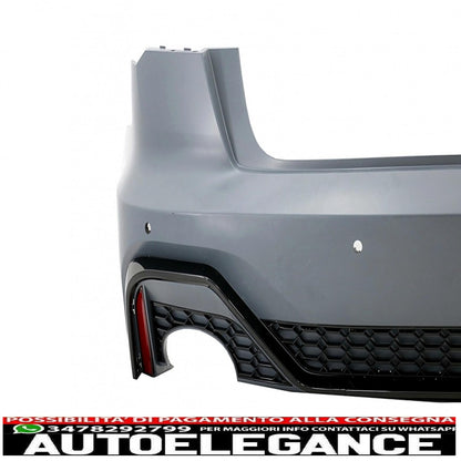 Rear bumper suitable for audi a6 c8 4k sedan (2018-up) rs design