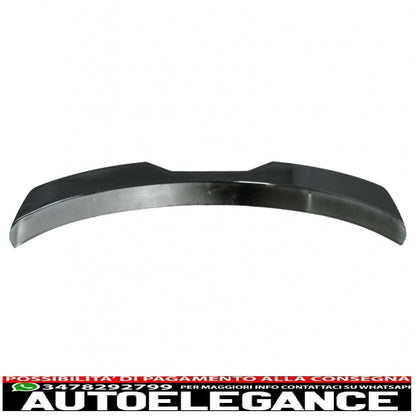 Roof spoiler to add to the trunk wing suitable for vw golf 7 (2012-2017) gti design piano black