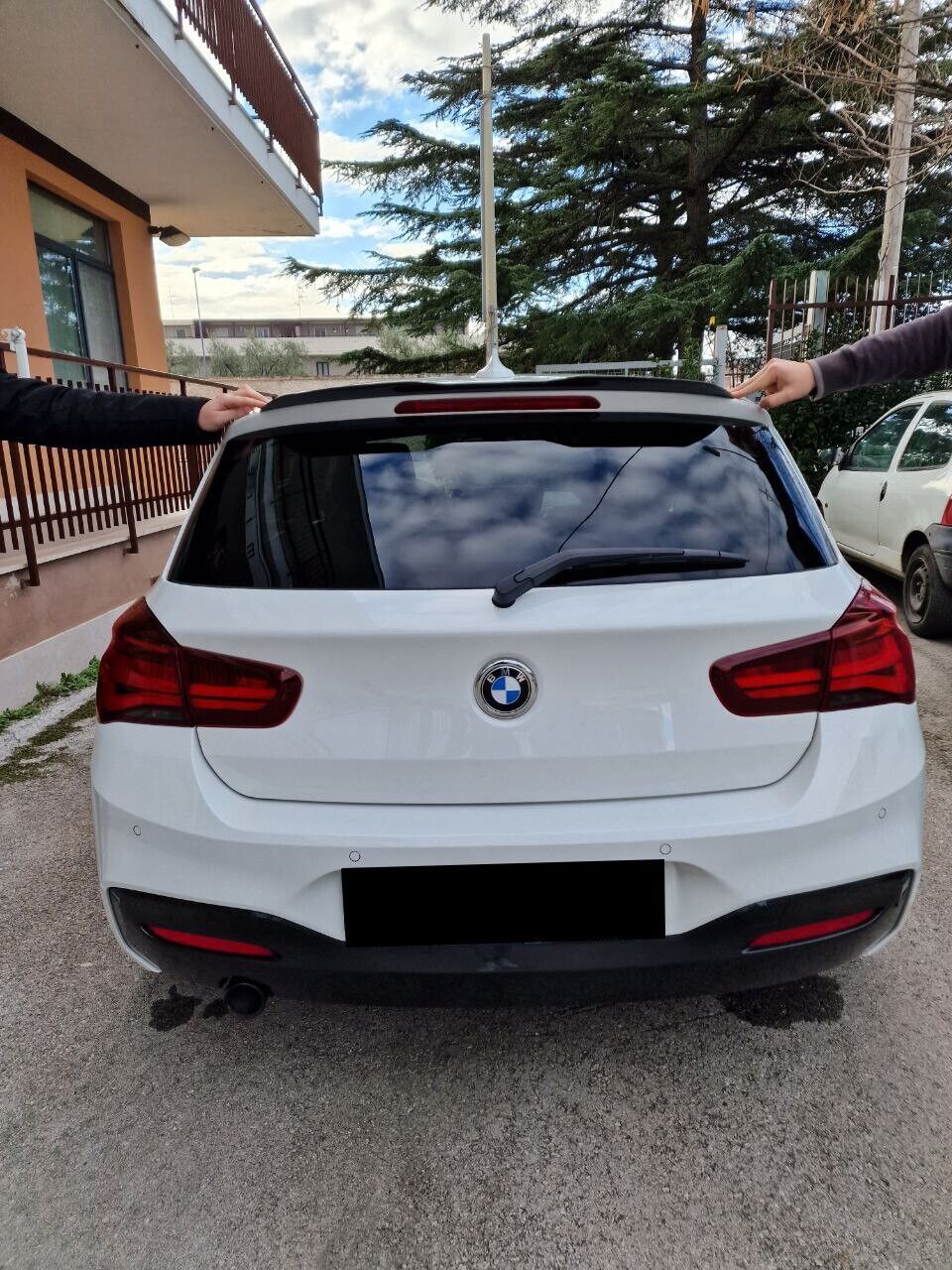 ALA SPOILER AGGIUNTICO PER BMW SERIE 1 F20 F21 M SPORT NERO LUCIDO ABS AUTOELEGANCERICAMBI