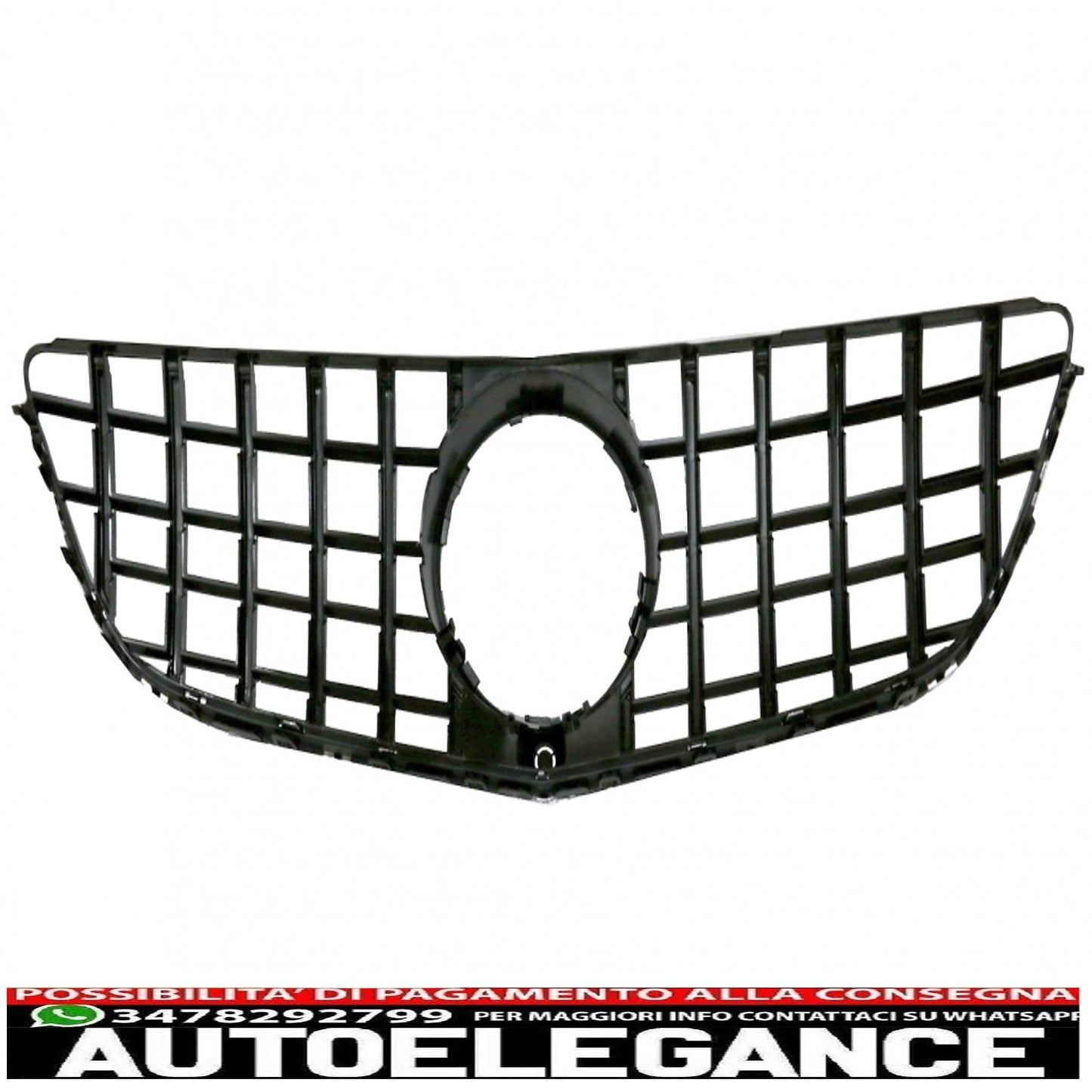 front grille suitable for mercedes e class c207 w207 a207 facelift (2013-2017) coupe cabrio gtr look