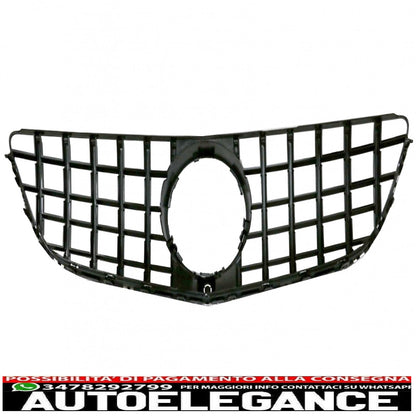 front grille suitable for mercedes e class c207 w207 a207 facelift (2013-2017) coupe cabrio gtr look