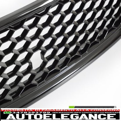griglia sportiva nera lucida per audi a4 (b6) sport 10.00-10.04