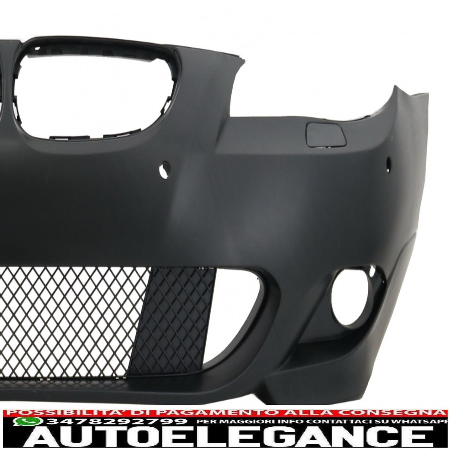 paraurti anteriore adatto per bmw serie 5 e60 e61 (2003-2007) design m-technik senza fendinebbia