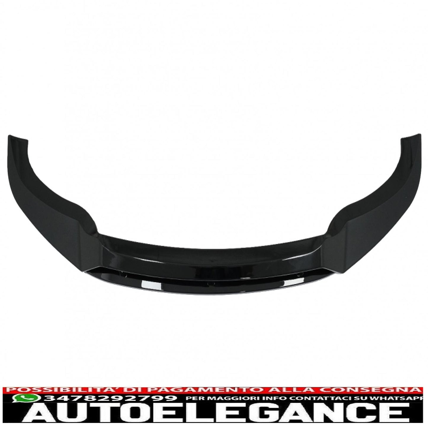 Front Bumper Spoiler Lip Fit For BMW X6 G06 X6M (2019-up) Piano Black
