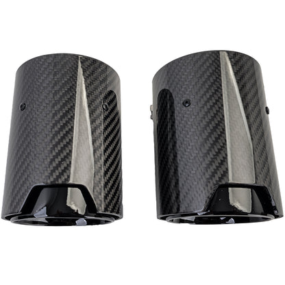 TERMINALI IN CARBONIO ADATTI PER BMW SERIE 2 F22 F23 LOOK SPORTIVO
