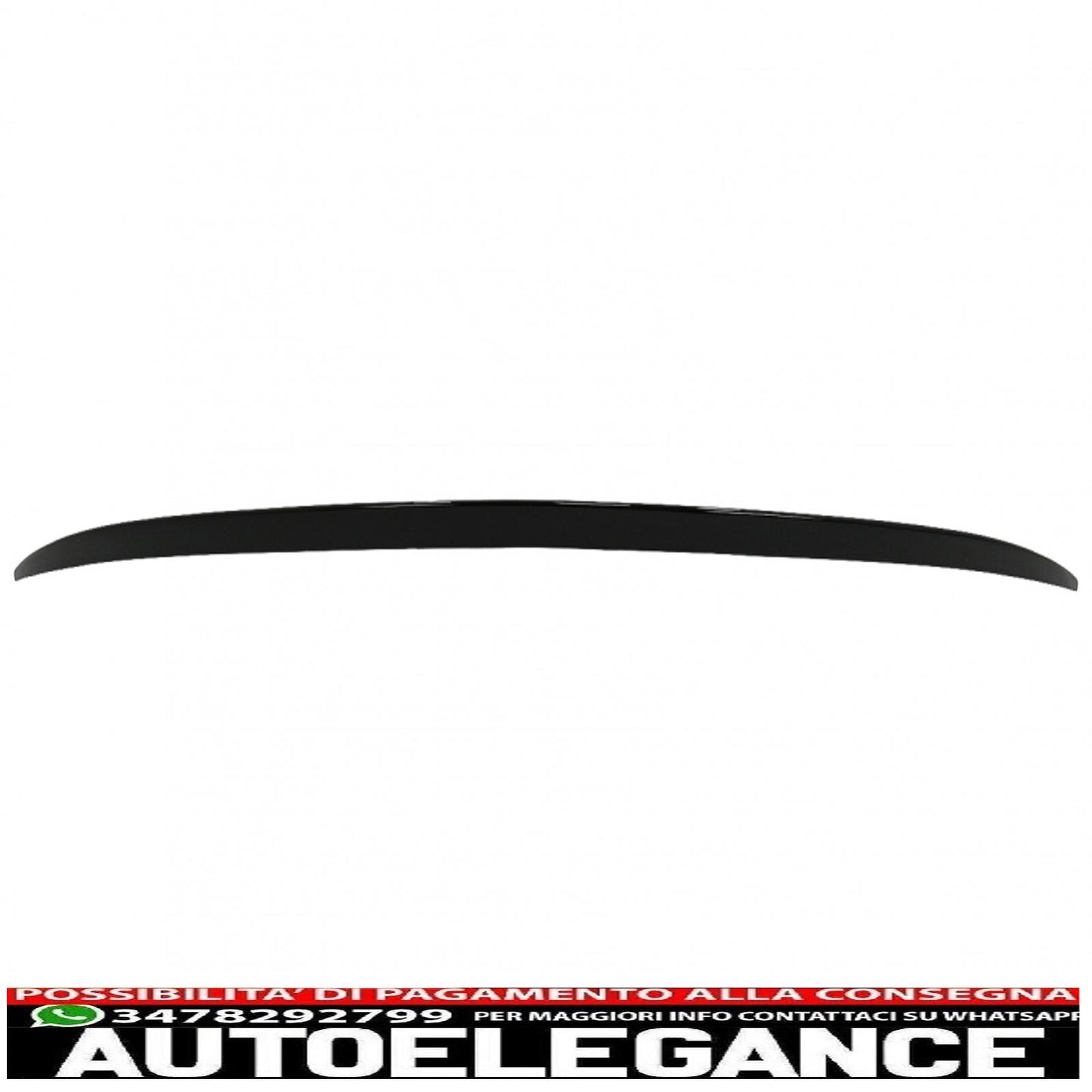 Boot Spoiler Suitable For Mercedes E Class C238 Coupe (2016-up) Piano Black 