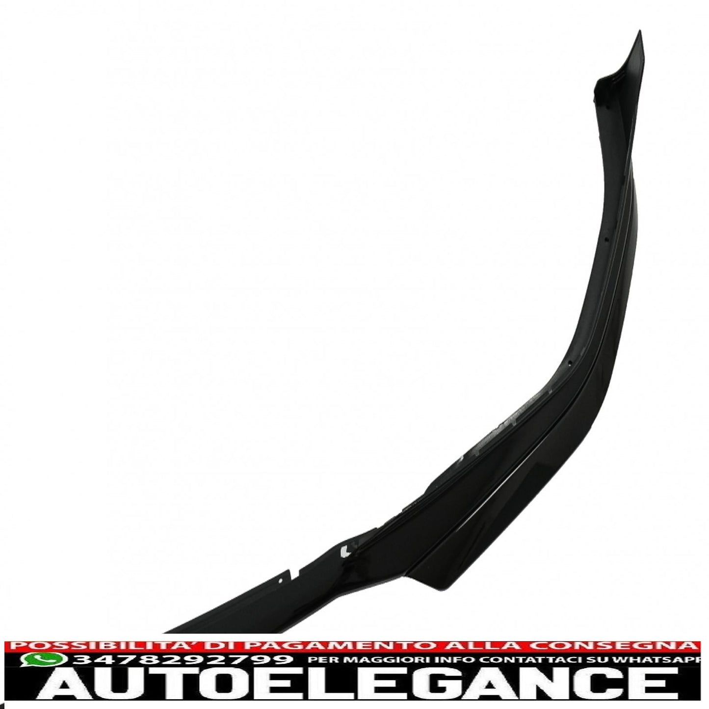 Front Bumper Spoiler Lip Fit For BMW 3 Series G20 Sedan G21 Touring (2018-2022) M Sport Piano Black