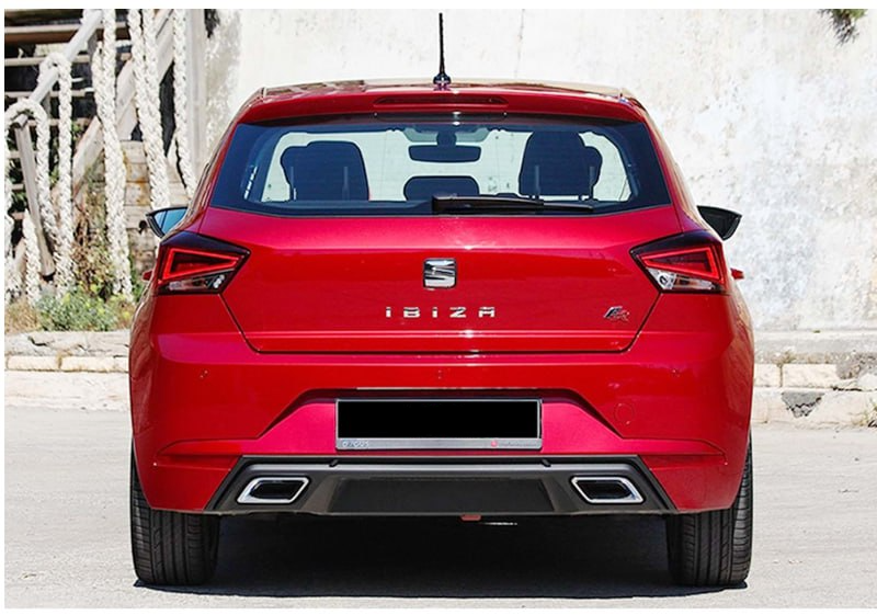 DIFFUSER SUITABLE FOR SEAT IBIZA 5 KJ 2017-2021 LOOK FR DESIGN MATT BLACK 