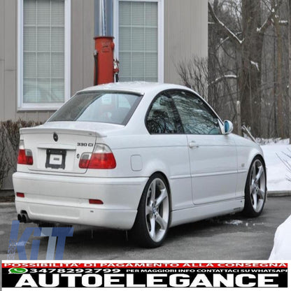 Rear Windshield Roof Spoiler Suitable For BMW 3 Series E46 Coupe 2D (1998-2005) acs design