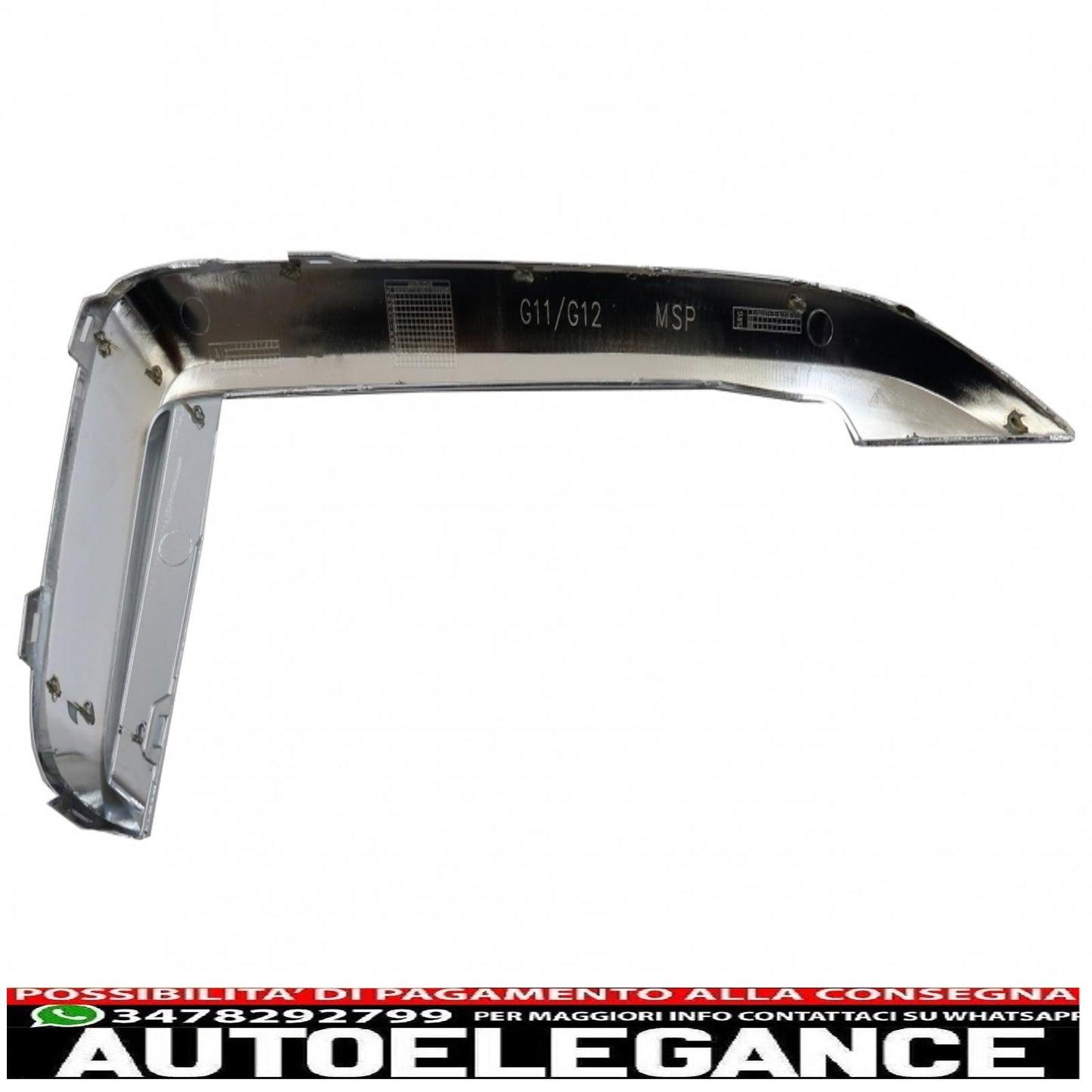 front chrome trims only suitable for bmw 7 series g12 g11 (2015-02.2019) m-tech m-sport bumper 