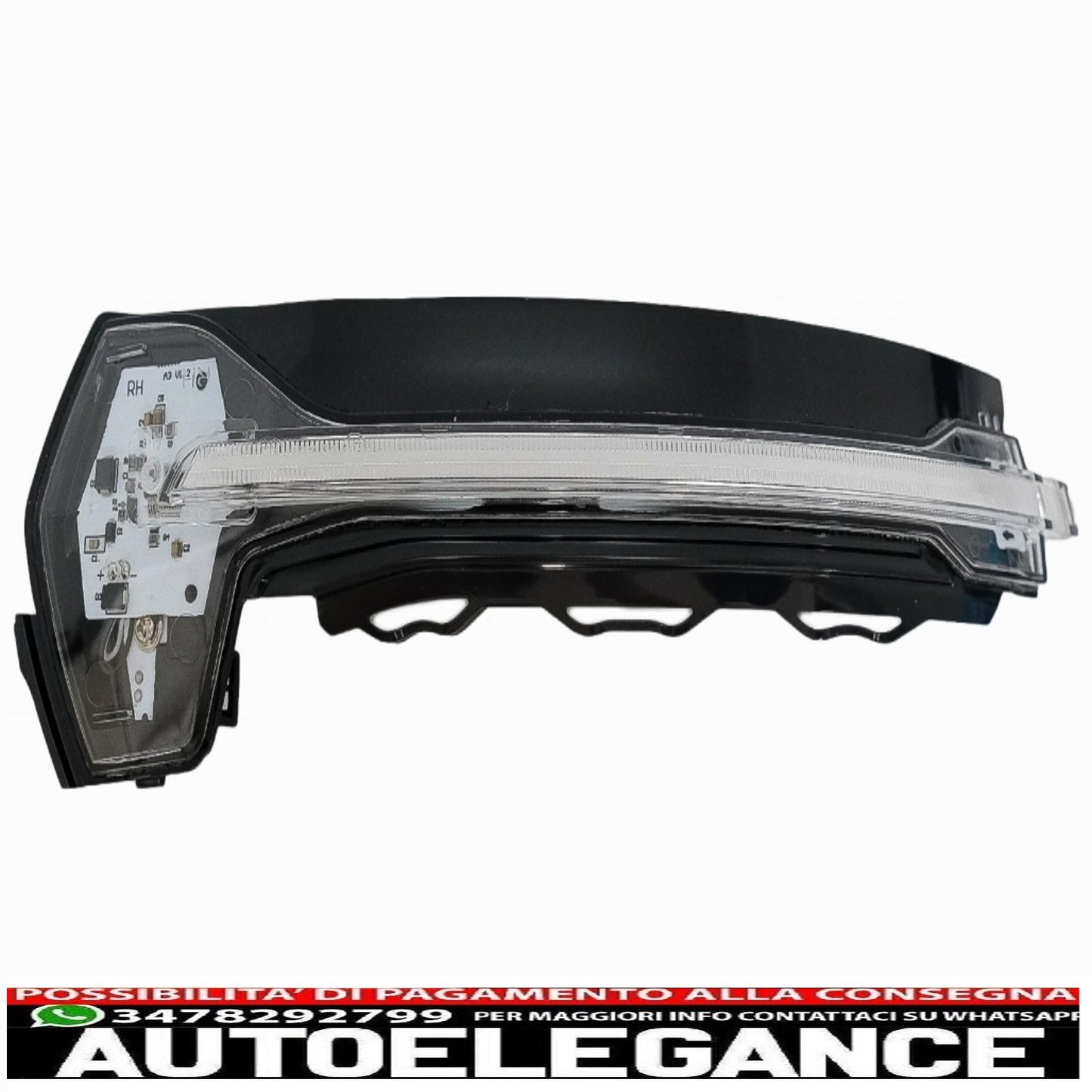 osram dynamic full led mirror turn signals ledriving dmi suitable for audi a3 s3 8v (2013-) rs3 8va (2015-) white