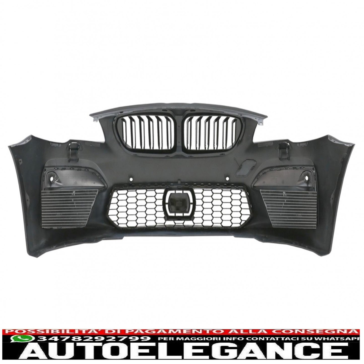 front bumper with center grills suitable for bmw 5 series f10 f11 (2011-2017) m5 style 2020 