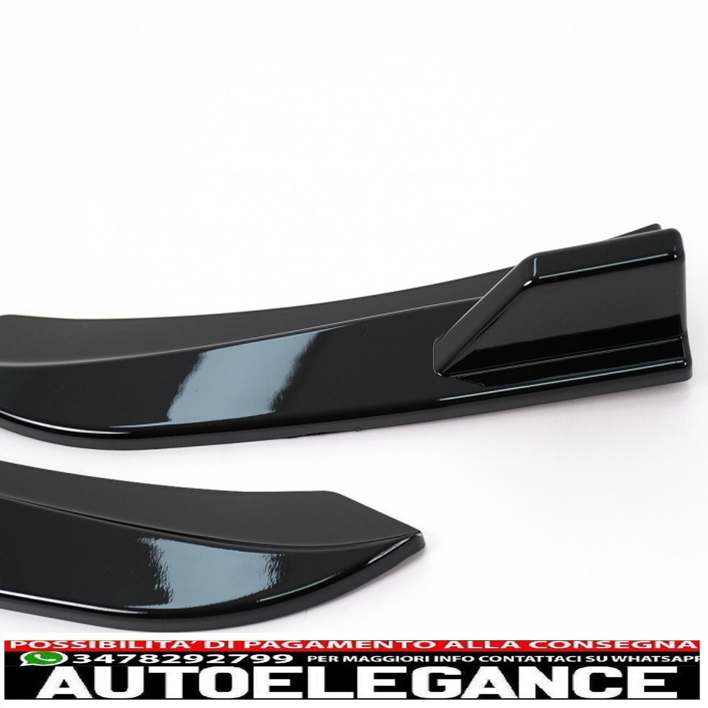 alette paraurti posteriori alette laterali flic adatte per bmw serie 3 f30 f31 (2011-2019) pianoforte nero AUTOELEGANCERICAMBI