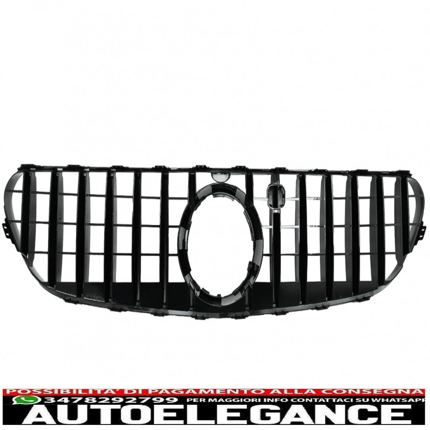 center grille suitable for mercedes s class coupe c217 facelift (2018-up) cabrio a217 facelift (2018-up) gt-r panamericana design chrome 