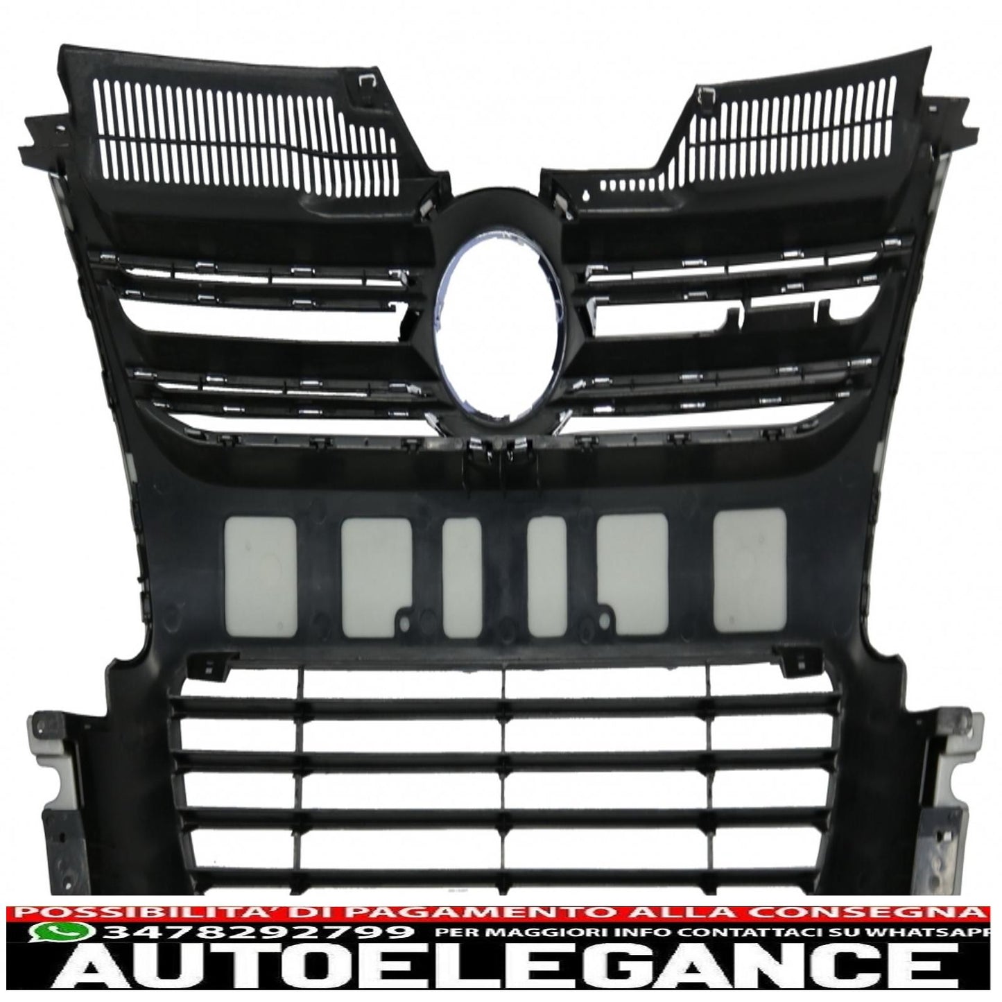 griglia anteriore adatta per vw golf 5 v (2003-2009) r32 design nera