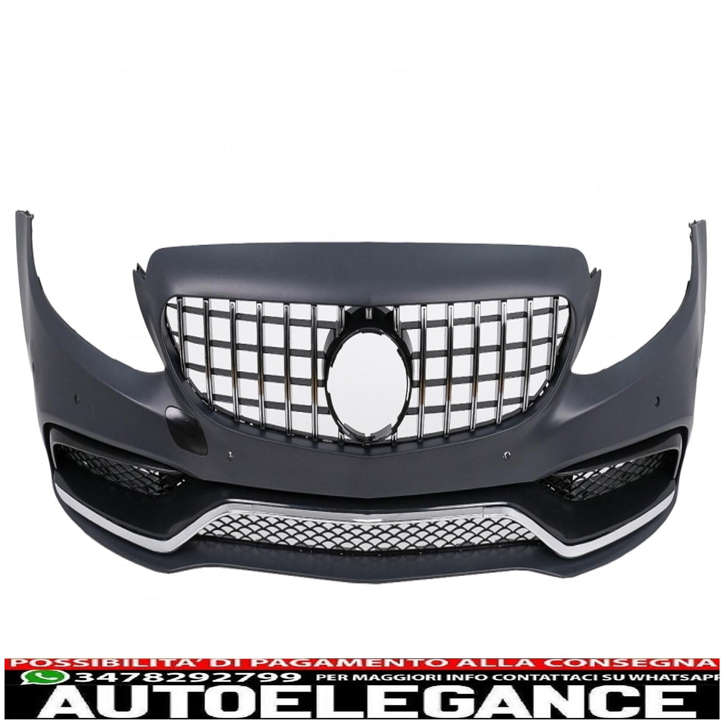body kit suitable for mercedes c-class w205 sedan (2014-2018) gt-r design